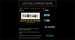 Desktop Screenshot of estufasmabe.com